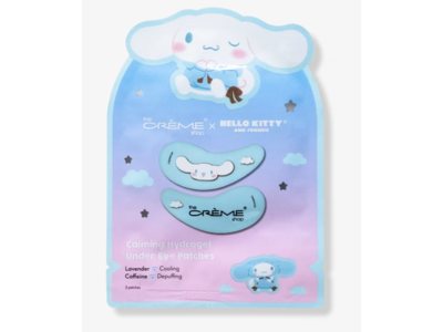 The Creme Shop X Hello Kitty And Friends Calming Hydrogel Under Eye Patches, Lavender, Caffeine, 2 Patches