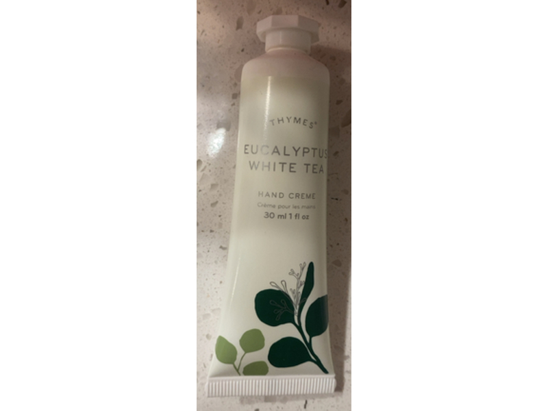 Thymes Hand Cream, Eucalyptus White Tea, 1 fl oz/30 mL