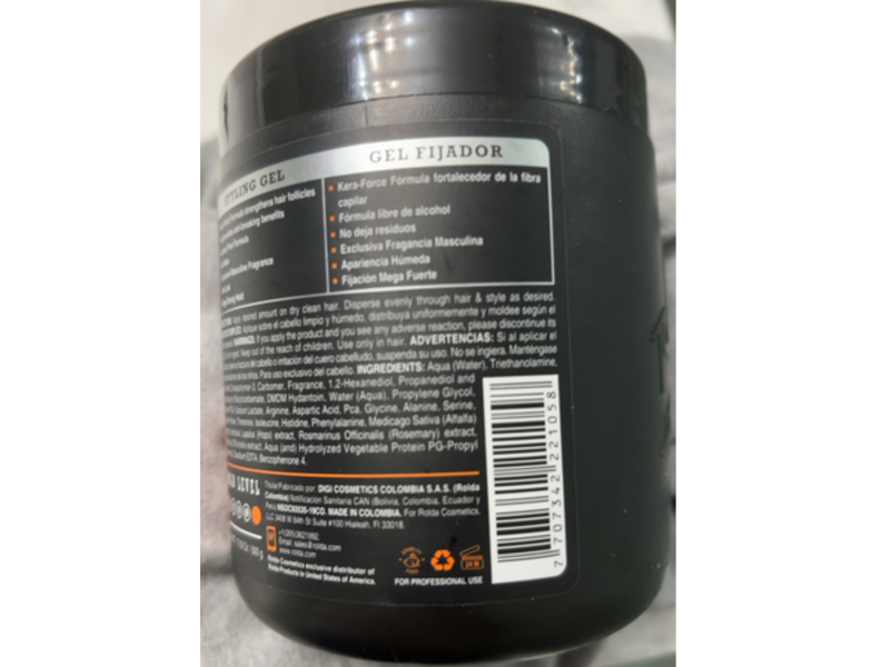 Rolda Styling Gel Power, 17.63 oz/500 g