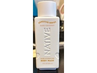 Native Sensitive Series 24Hr Hydrating Body Wash, Bare Coconut, 3 fl oz/88 mL - thumbnail 2