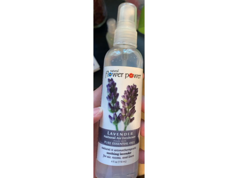 Natural Flower Powder Air Freshener, Lavender, 4 fl oz/118 mL