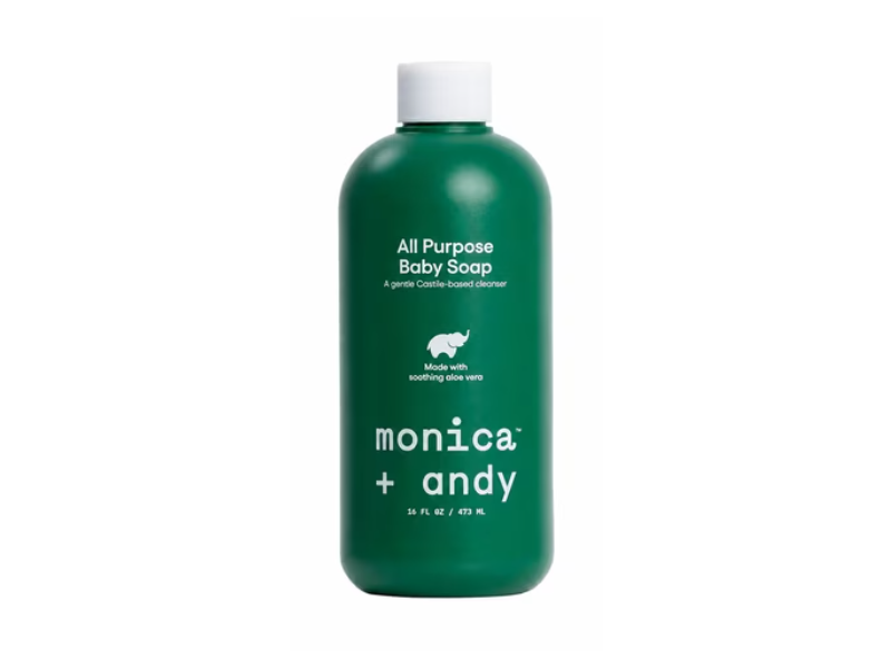 Monica + Andy All Purpose Baby Soap, Aloe Vera, 16 fl oz/473 mL