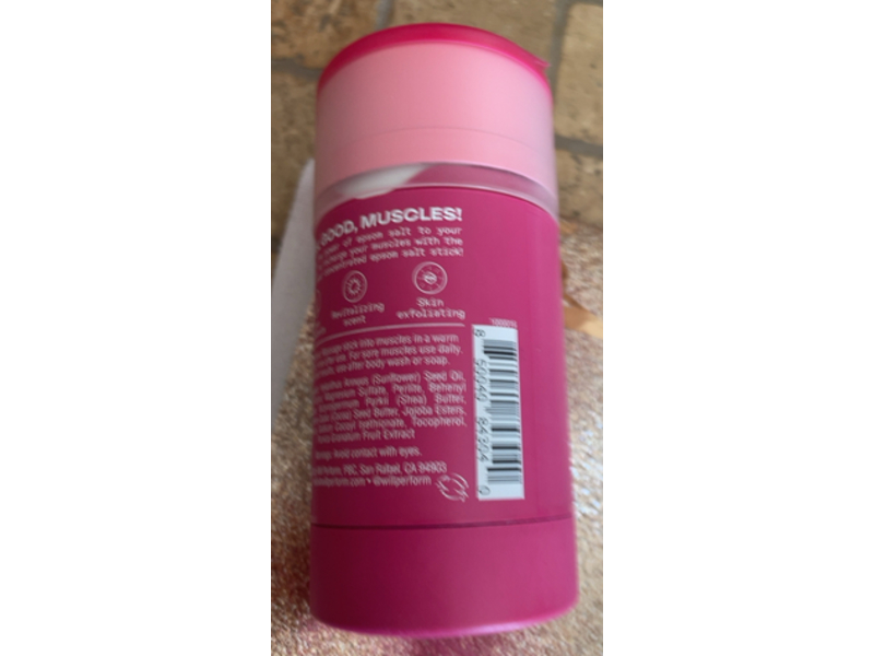 Will Epsom Salt Shower Stick, Cocoa & Shea Butters, 2.3 oz/68 g