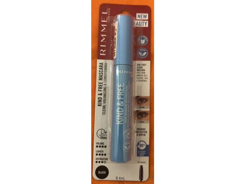 Rimmel Kind & Free Clean Mascara, Black, 8.4 mL