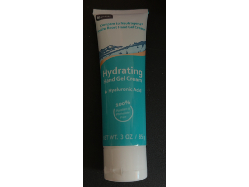 b.pure Hydrating Hand Gel Cream, Hyaluronic Acid, 3 oz/85 g