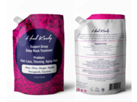 Head Kandy Support Group Deep Mask Hair Treatment, Hair Loss Thinning Aging Hair, 4 fl oz/118.3 mL - thumbnail 1