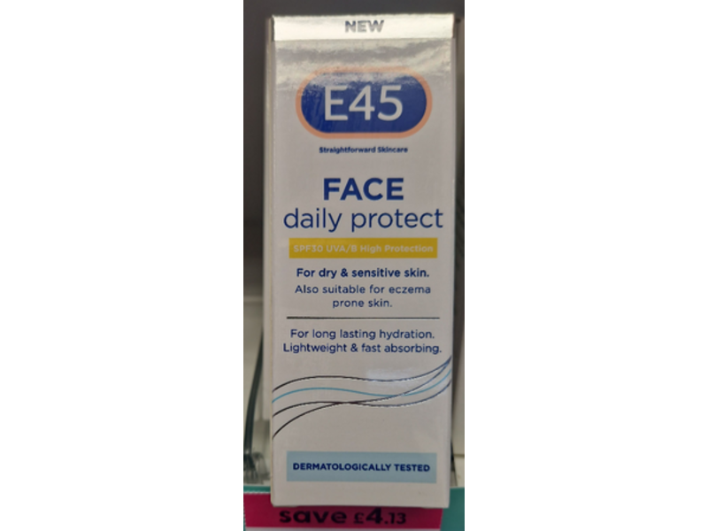 E45 Daily Protect Face Cream, SPF 30, 50 mL