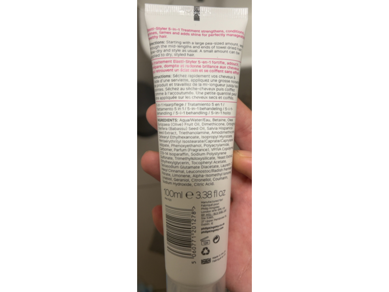 Philip Kingsley Elasti-Styler 5-In-1 Treatment, 3.38 fl oz/100 mL