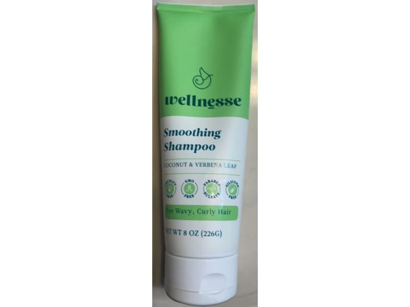 Wellnesse Smoothing Shampoo, Coconut & Verbena Leaf, 8 oz/226 g
