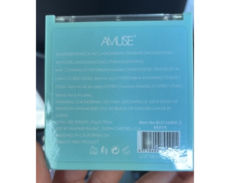 Amuse Unleashed Blush, 0.705 oz/20 g