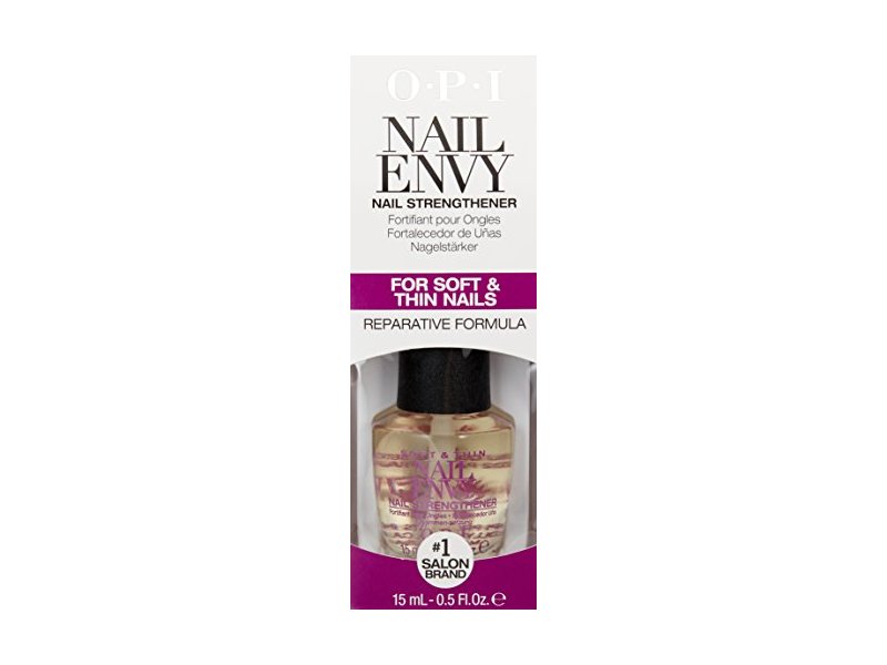 OPI Nail Envy Nail Strengthener, Soft and Thin , 0.5 fl oz/mL