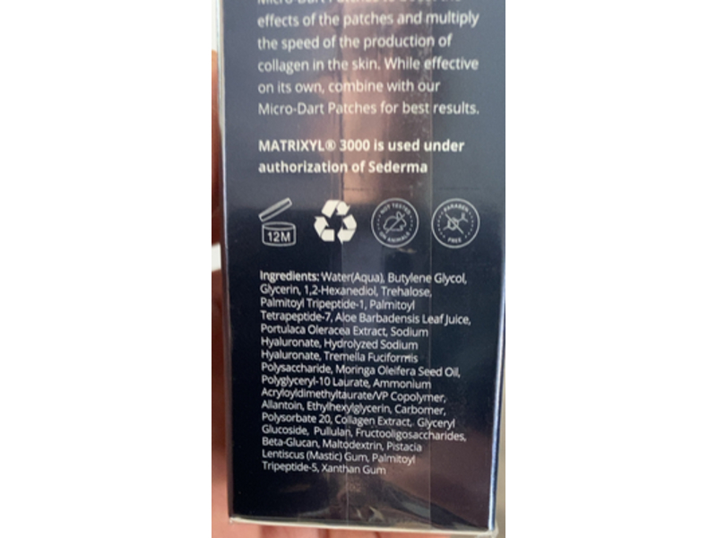 Depology Matrixyl 3000 Collagen Boosting Serum, 1.01 fl oz/30 mL