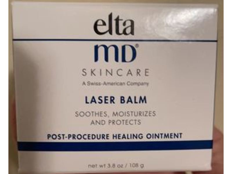 EltaMd Skincare Laser Balm Post-Procedure Healing Ointment, 3.8 oz/108 g
