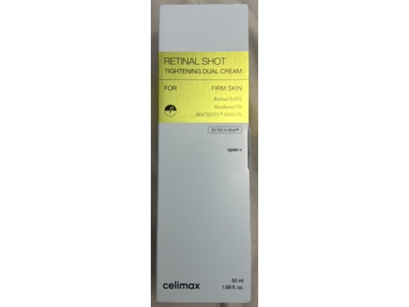 celimax Retinal Shot Tightening Dual Cream, 1.69 fl.ozfl oz/50 mL