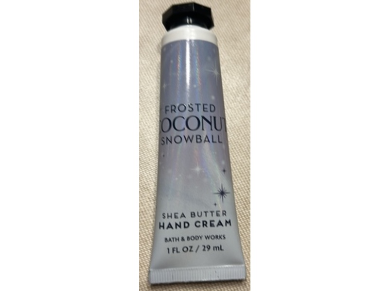 Bath & Body Works Shea Butter Hand Cream, Frosted Coconut Snowball, 1 fl oz/29 mL
