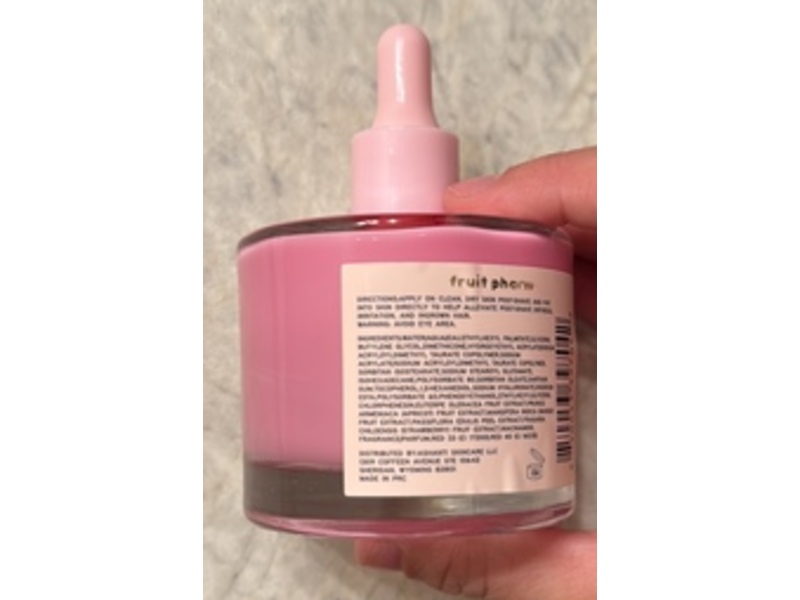 Fruit Pharm Juicy Drops After Shave Serum, Strawberry + Niacinamide, 3.4 fl oz/100 mL