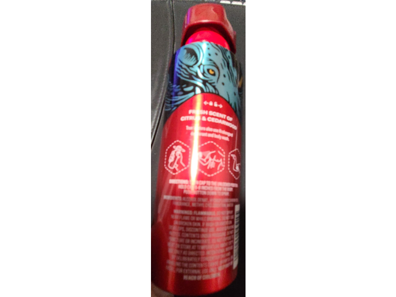 Old Spice Krakengard Underarm Body Spray, Aluminum + Free, 5.1 oz/144 g