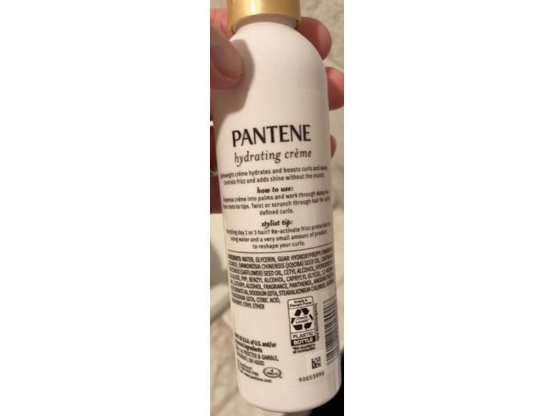 Pantene Pro-V Hydrating Creme, Wave & Curl Defining, 5.7 fl oz/170 mL