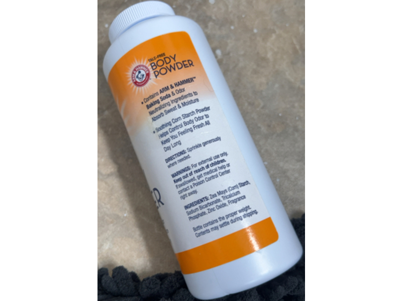 Arm & Hammer Body Powder, 5 oz/142 g, Pack Of 3