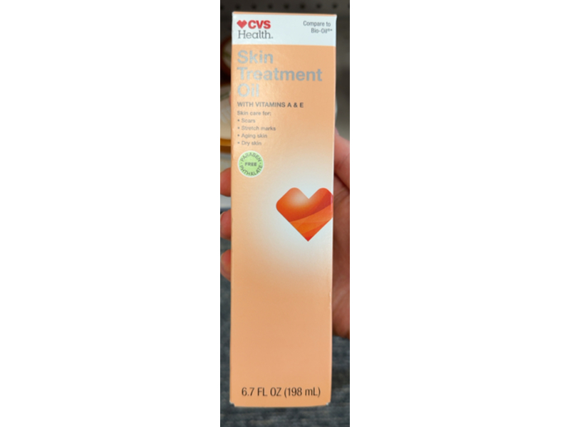 CVS Health Skin Treatment Oil, Vitamins A & E, 6.7 fl oz/198 mL