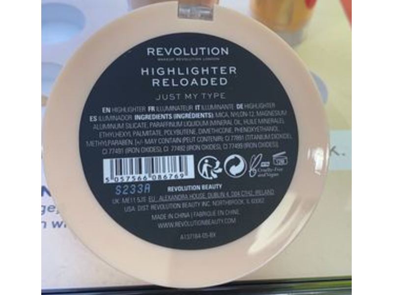 Revolution Highlight Reloaded, Just My Type, 0.35 oz/10 g