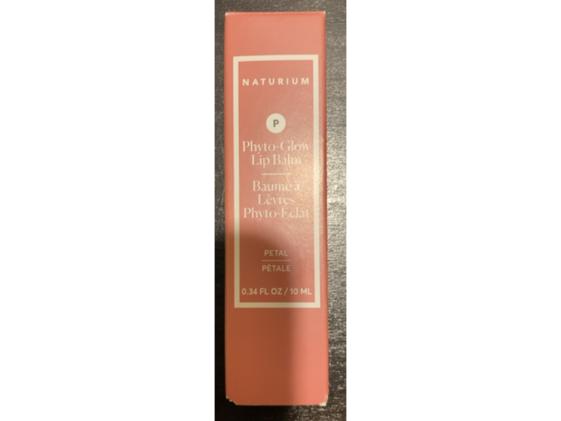 Naturium Phyto-Glow Lip Balm, Petal, 0.34 fl oz/10 mL