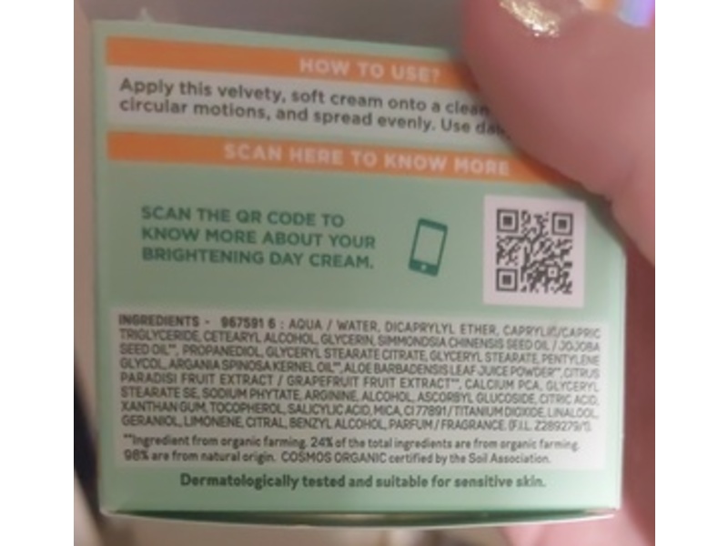 Garnier SkinActive Vitamin C Brightening Day Cream, 50 mL