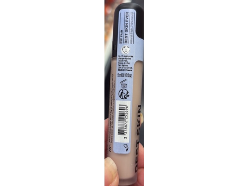 Sephora Collection Best Skin Ever Concealer, 03P Fair, 0.16 fl oz/5 mL