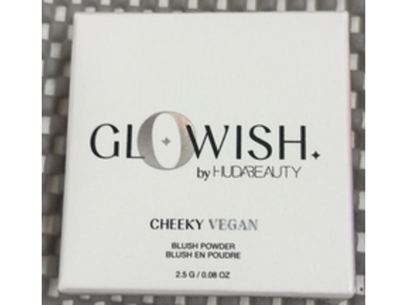 Huda Beauty GloWish Blush Powder, Milky Rose, 0.08 oz/2.5 g