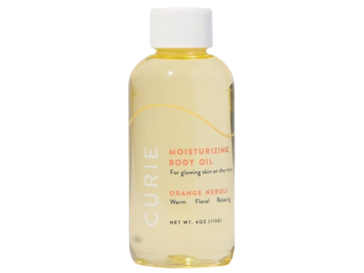 Curie Moisturizing Body Oil, Orange Neroli, 4 fl oz/113 g