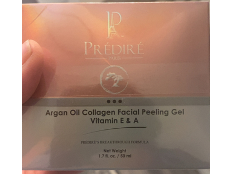 Predire Collagen Facial Peeling Gel, Argan Oil, Vitamin E & A, 1.7 fl oz/50 mL