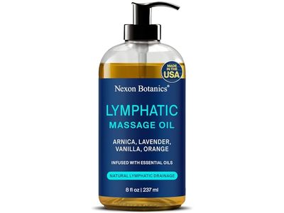 Nexon Botanics Lymphatic Massage Oil, 8 fl oz/237 mL