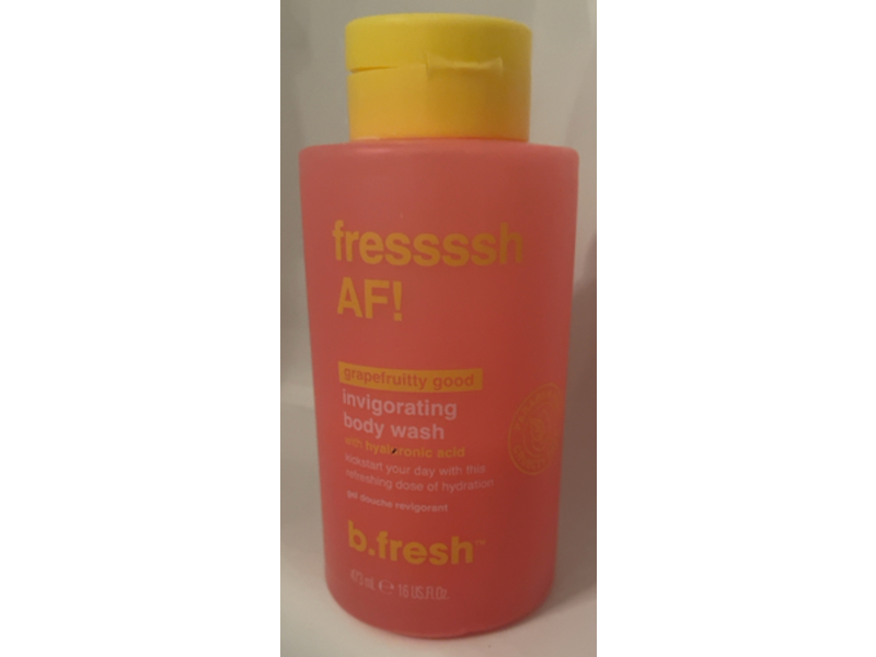 b.Fresh Fressssh AF! Invigorating Body Wash, Grapefruitty Good, 16 fl oz/473 mL
