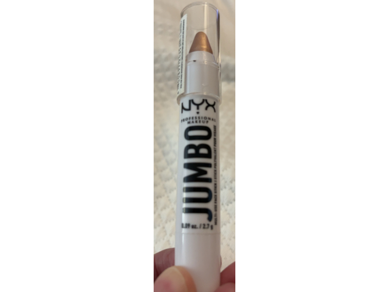 NYX Jumbo Multi-Use Face Highlighter Stick, Coconut Cake, 2.7 g