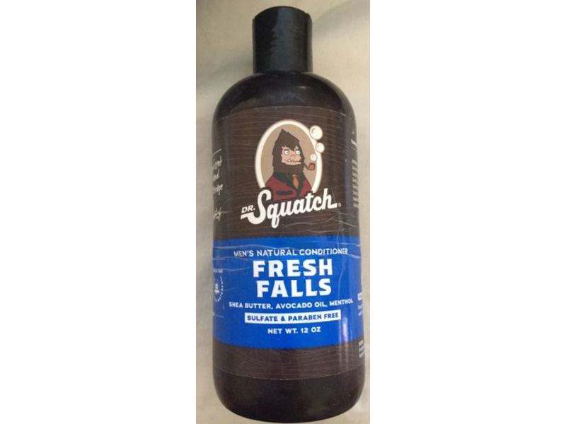 Dr. Squatch Men's Natural Conditioner, Fresh Falls, 12 oz