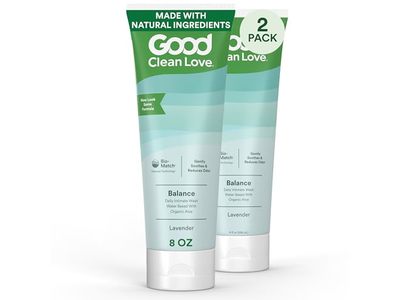 Good Clean Love Balance Feminine Wash, Lavender, 8 oz/236 mL, Pack of 2