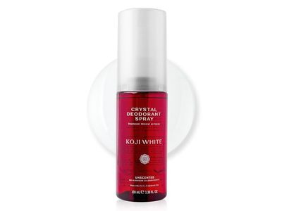 Koji White Crystal Deodorant Spray, 3.38 fl oz/100 mL