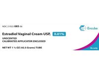 Estradiol Vaginal Cream, 0.01%, 42.5 g, Encube (Rx) - thumbnail 1