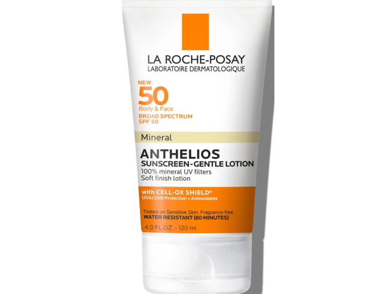La Roche Posay Anthelios Gentle Lotion Mineral Sunscreen, SPF 50, 4.0 fl oz/120 mL