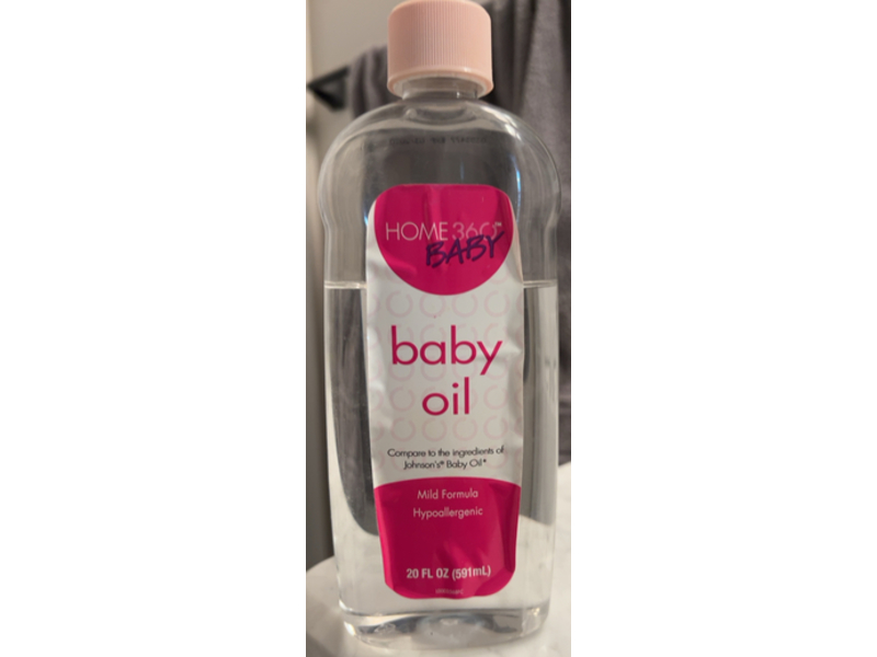 Home 360 Baby Oil, 20 fl oz/591 mL