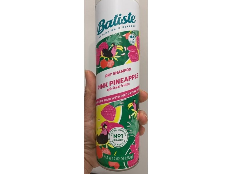 Batiste Instant Hair Refresh Dry Shampoo, Pink Pineapple, 7.62 oz/216 g