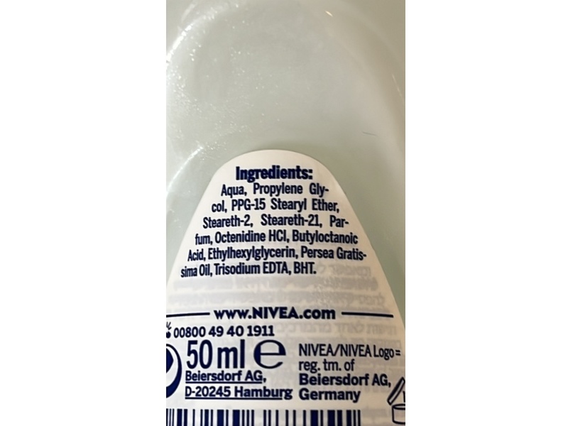 Nivea Pure & Natural Deodorant, 50 mL