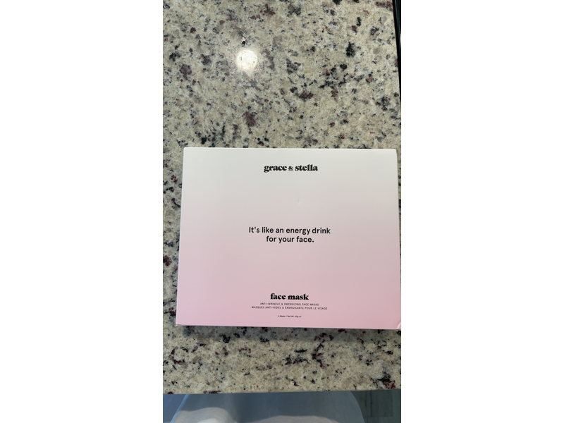 Grace & Stella Energy Drink Face Mask, Pack of 6