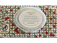 Beekman 1802 Goat Milk Face & Body Cleansing Wipes, Pistachio & Dark Cherry, 100 Count - thumbnail 2