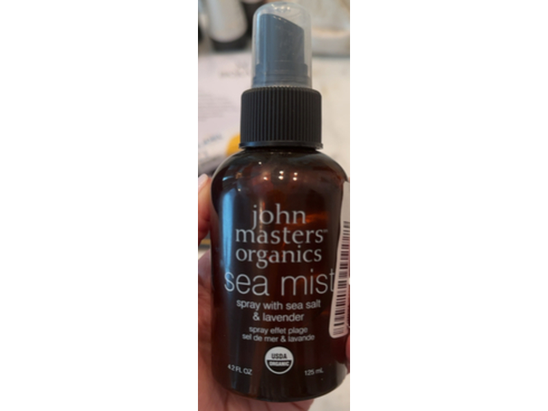 John Masters Organics Sea Mist Spray, Sea Salt & Lavender, 4.2 fl oz/125 mL