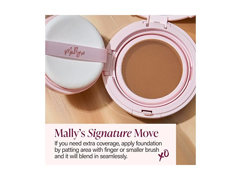 Mally Beauty Flawless Finish Transforming Effect Foundation - Light - Full Coverage Cream Foundation 2.80 Ounce