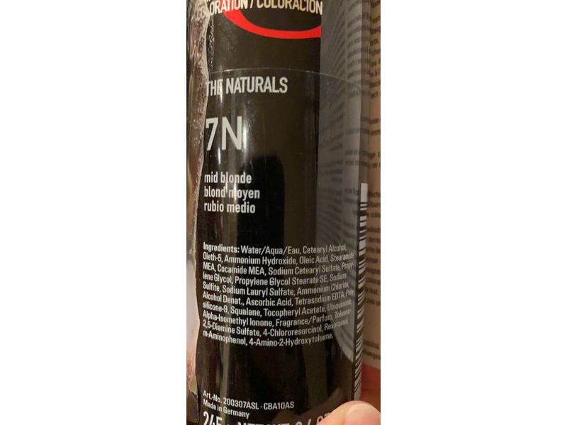 Goldwell Topchic The Naturals Hair Color, 7N Mild Blonde, 8.6 oz/245 g