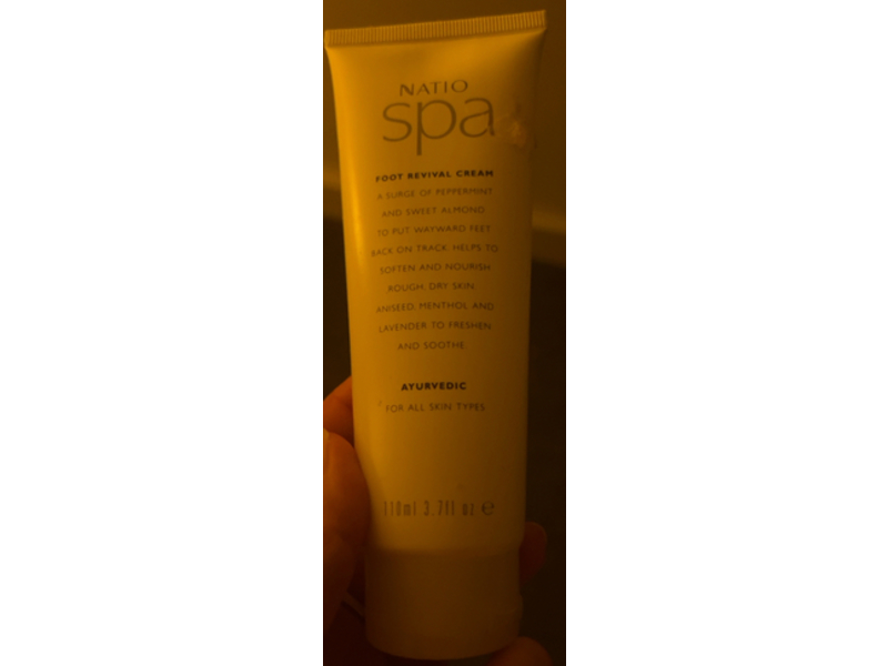 Natio Spa Foot Revival Cream, 3.7 fl oz/110 mL
