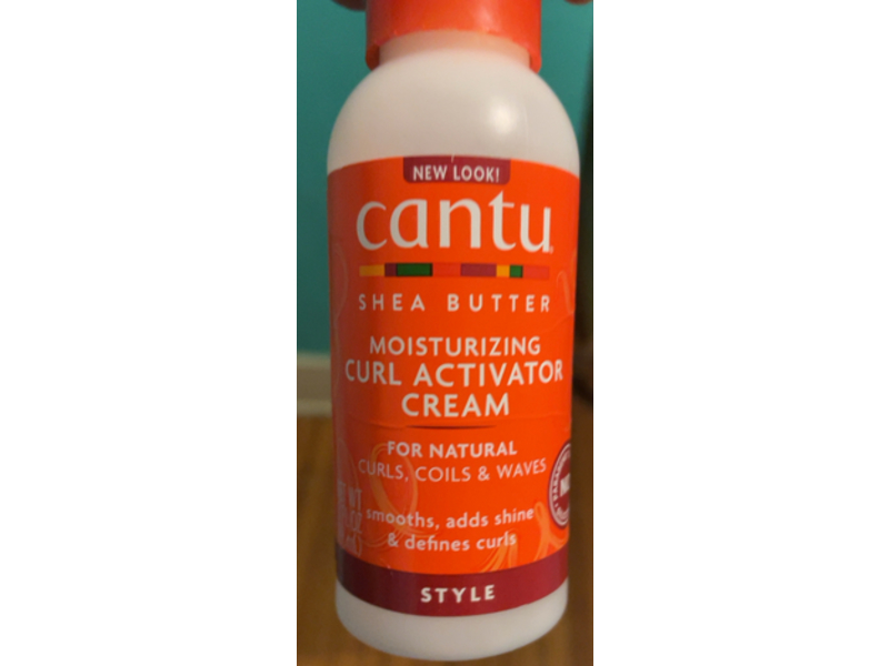 Cantu Moisturizing Curl Activator Cream, Shea Butter, 3 fl oz/89 mL