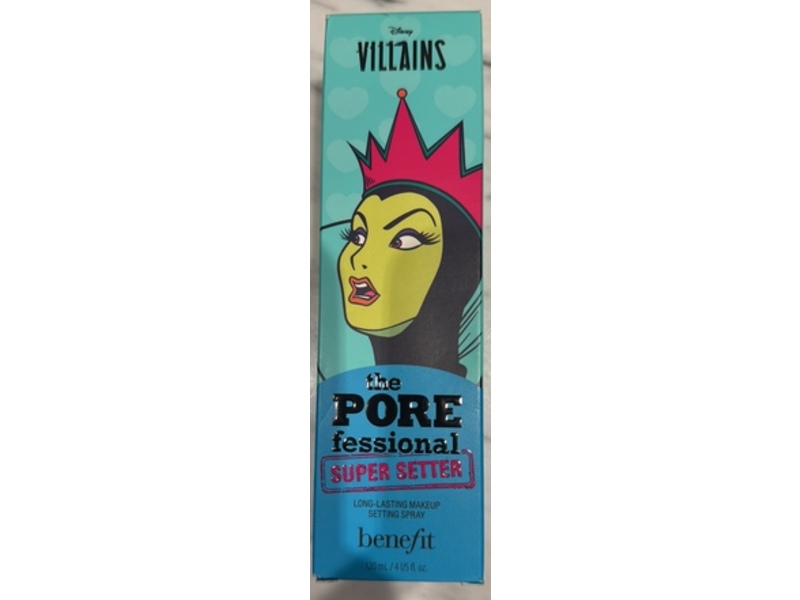 Benefit x Disney Villains The POREfessional Super Setter Makeup Setting Spray, 4 fl oz/120 mL